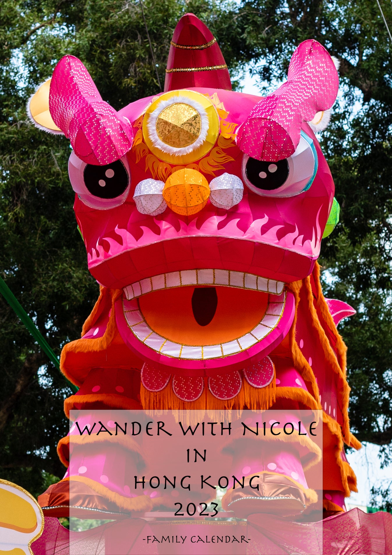 Calendar Hong Kong Family Planner 2023 Wander with Nicole