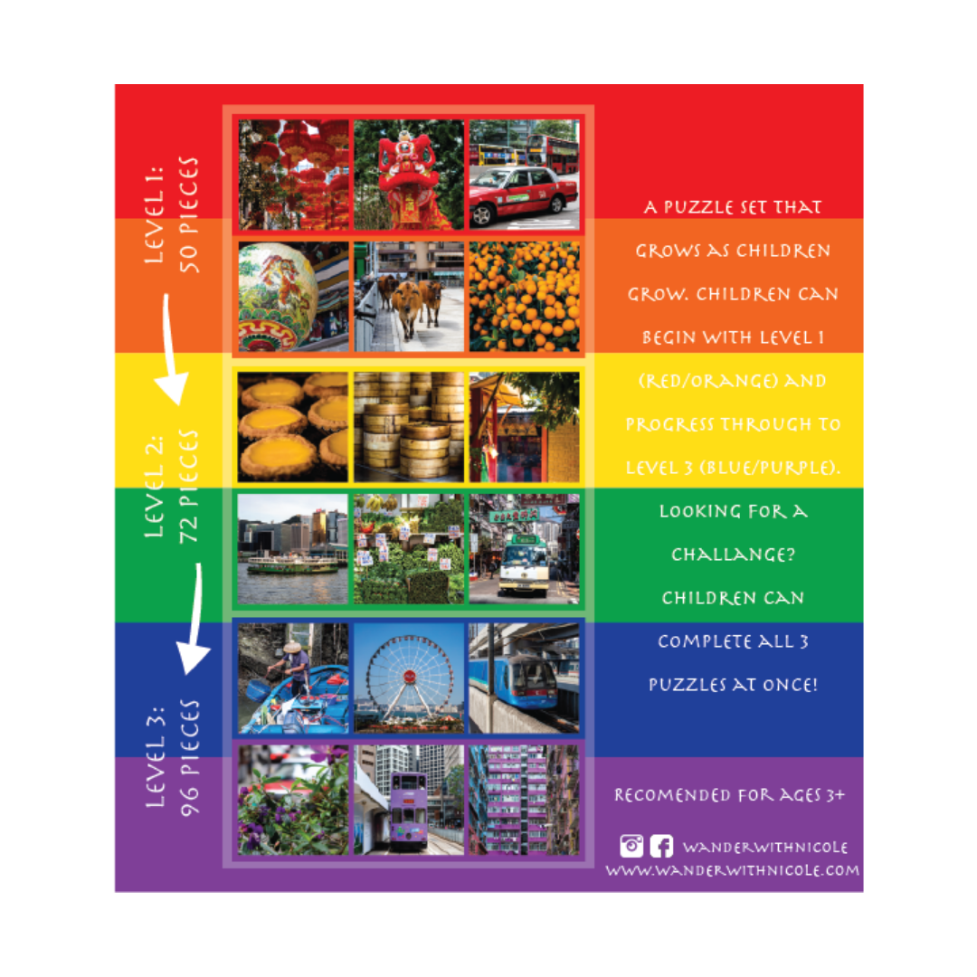 Colours of Hong Kong Kids Puzzle