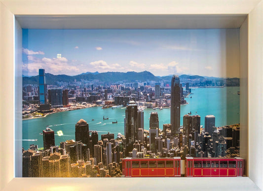 Hong Kong Skyline 3D Frame